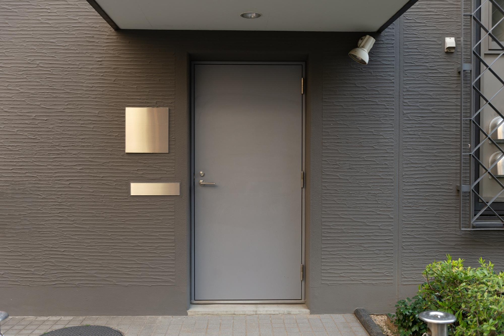 Colorado Springs Solid Steel Front Door